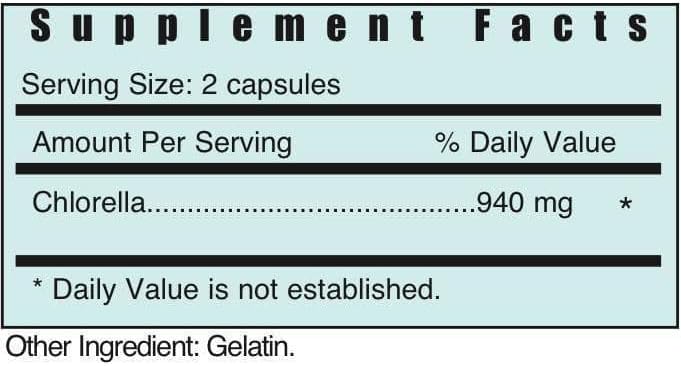 Systemic Formulas REL - CHLORELLA