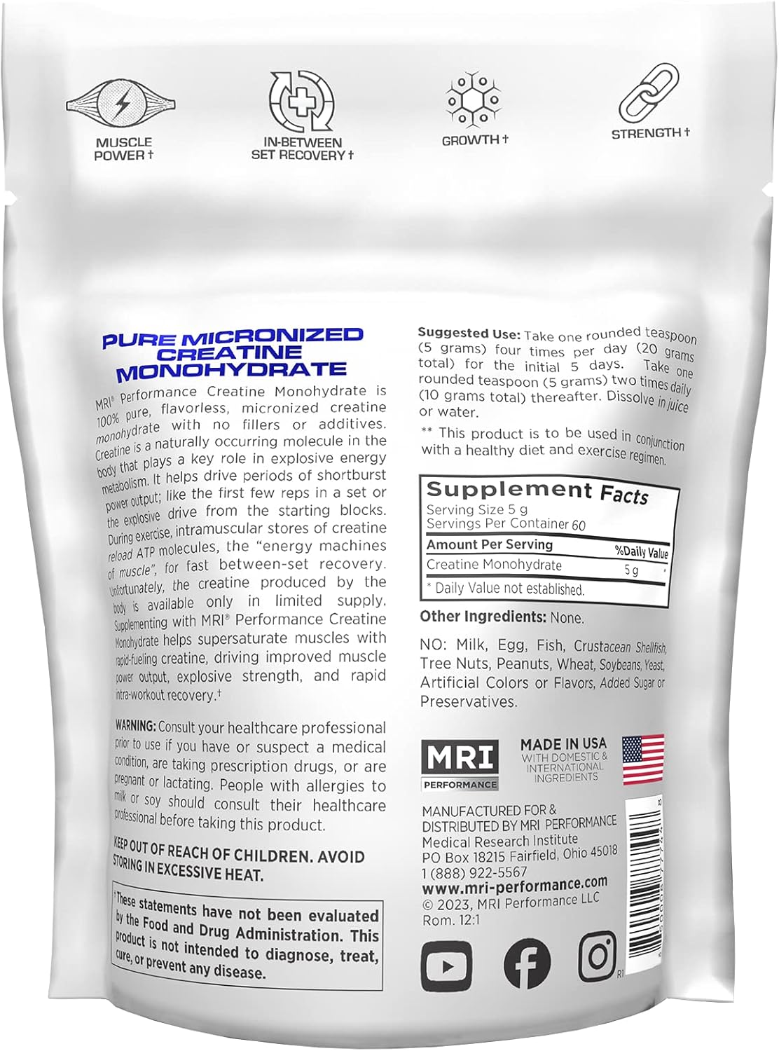 MRI Creatine Powder