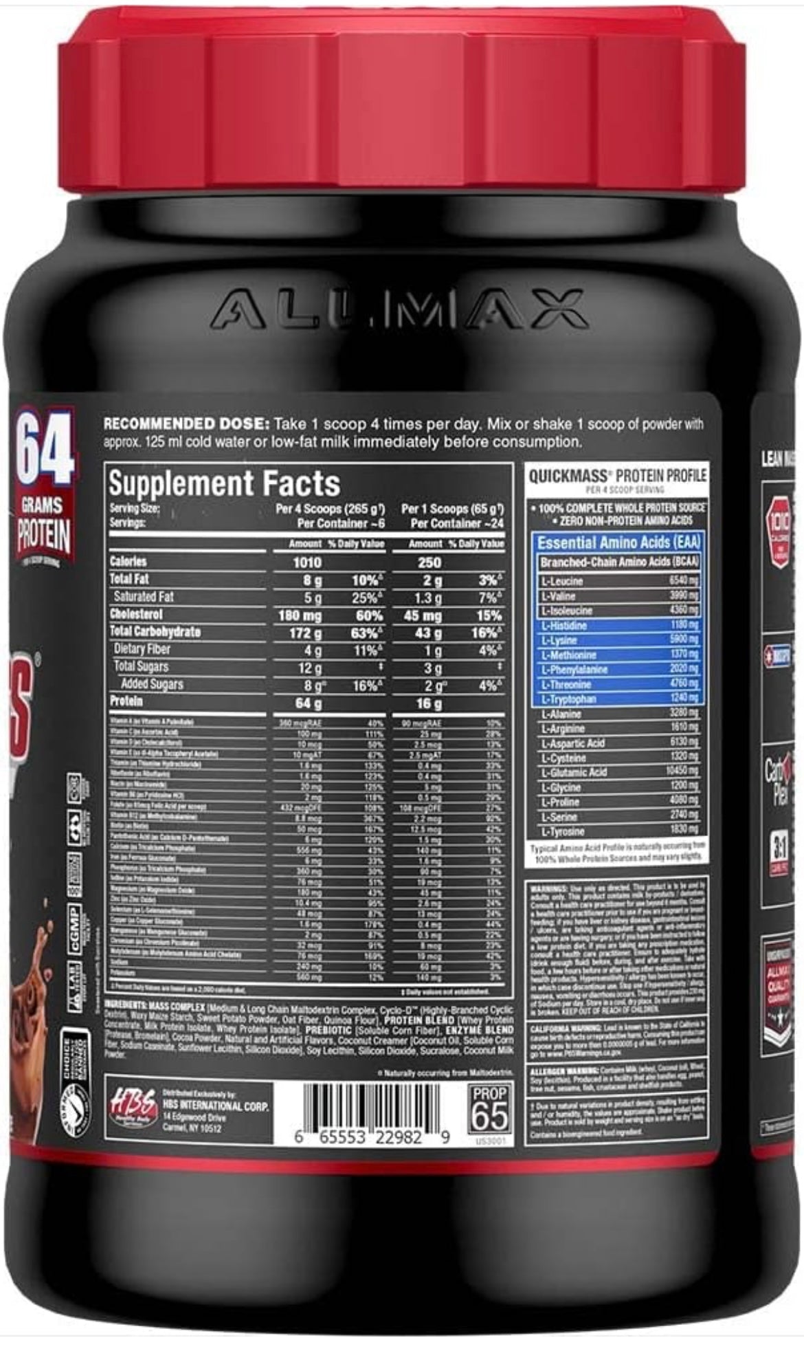 Allmax Quickmass Mass Gainer