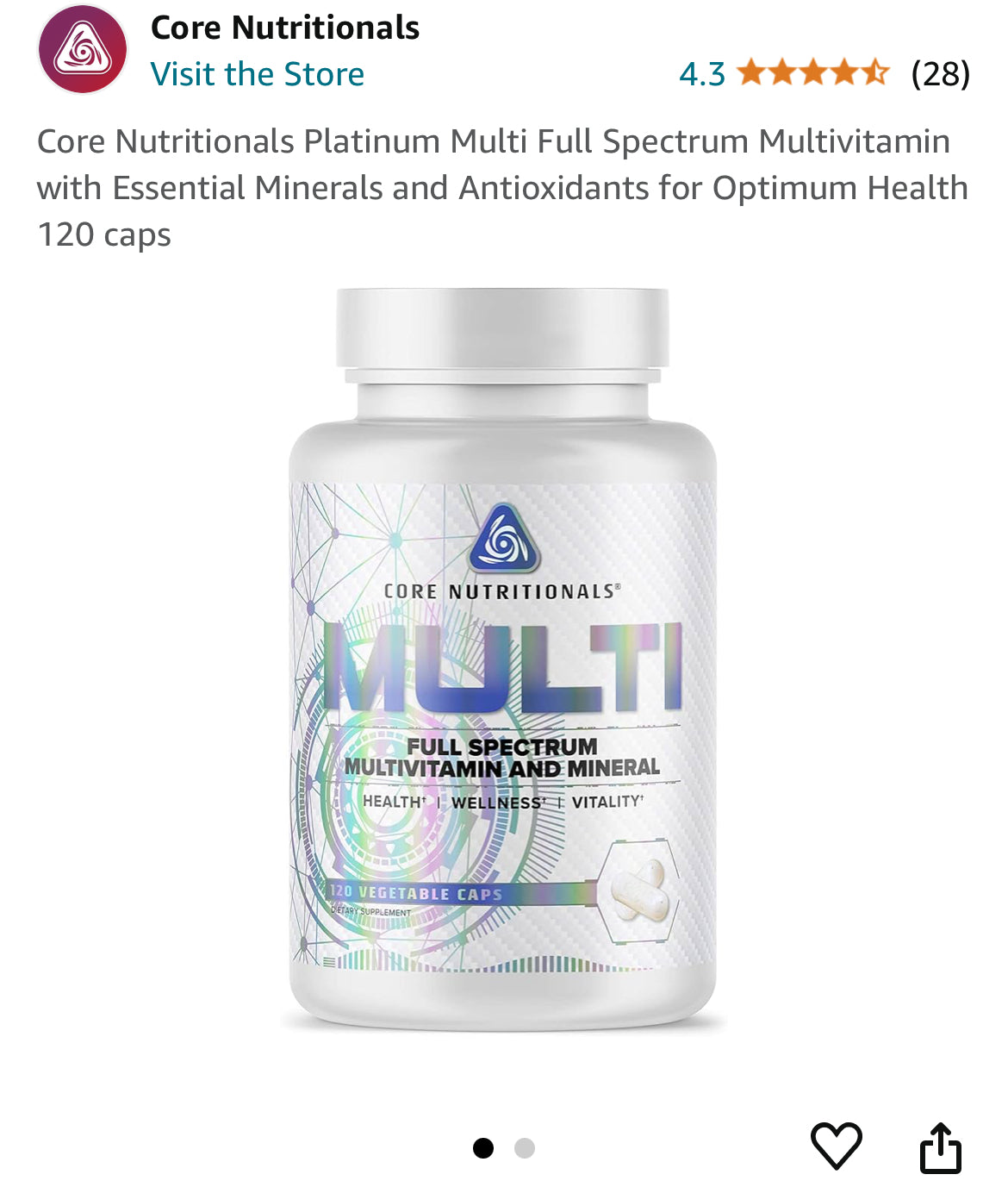 Core Nutritionals Multi
