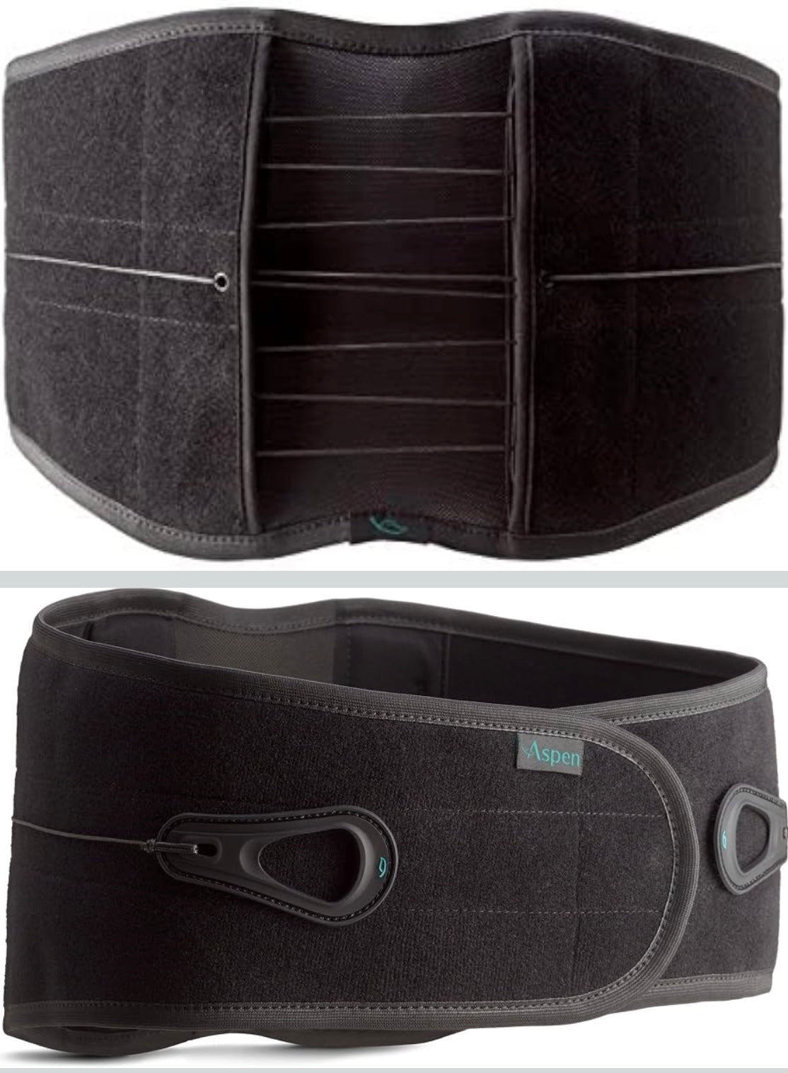Aspen Adjustable Lumbar Support Brace; Targeted Compression Back Wrap