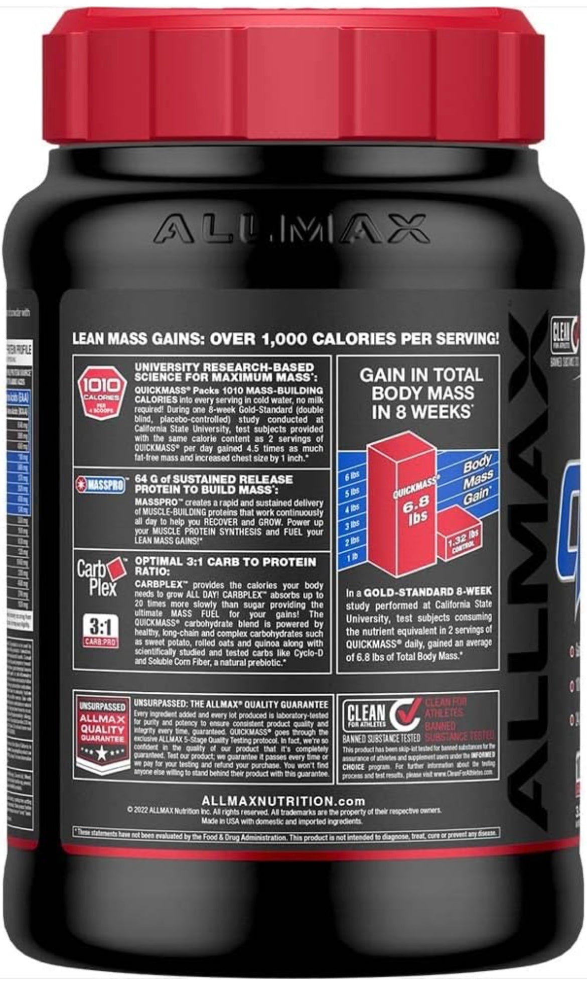 Allmax Quickmass Mass Gainer