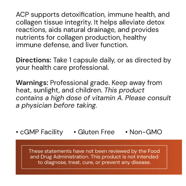Systemic Formulas Bio Nutriment #101 Vitamin ACP