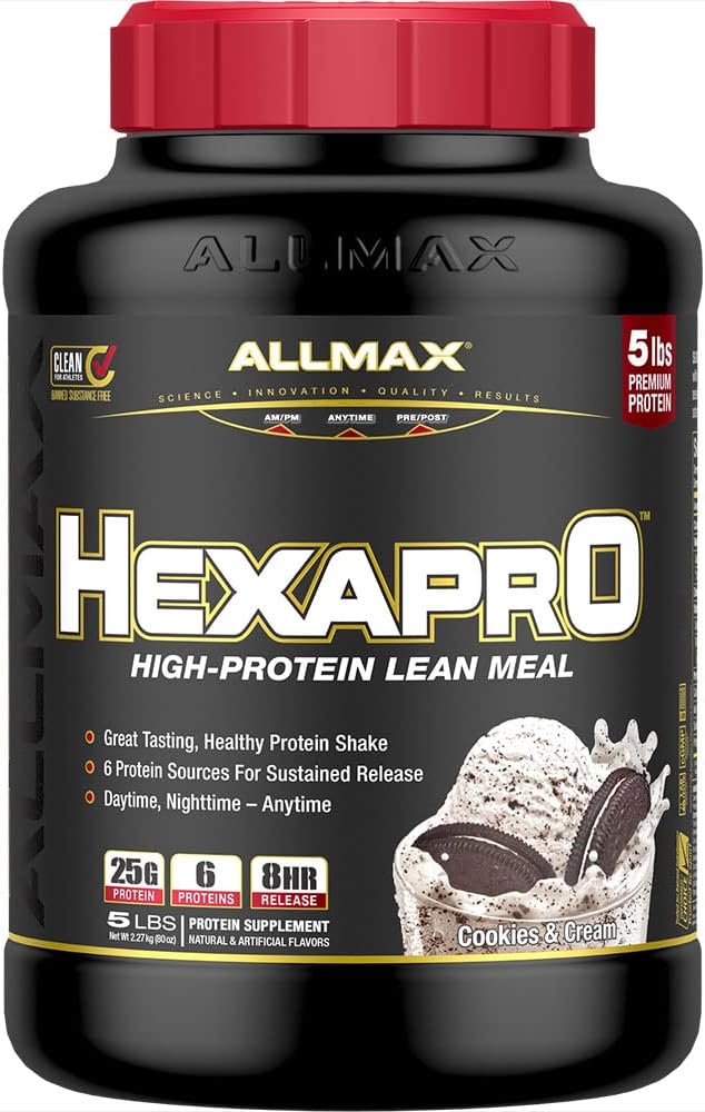Allmax whey protein, cookies and cream flavor, casein protein, best protein powder, cheap protein powder for women or men, low calorie protein powder, clean protein powder, iso whey protein, whey protein concentrate, whey isolate protein powder, best protein powder for weight loss, best tasting protein powder, good for high protein breakfast, protein shakes, protein drinks