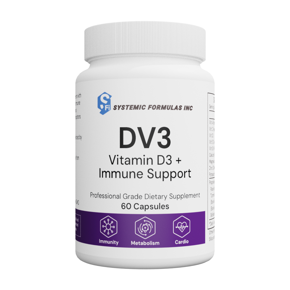 Systemic Formulas DV3 BioNutriment Vitamin D3