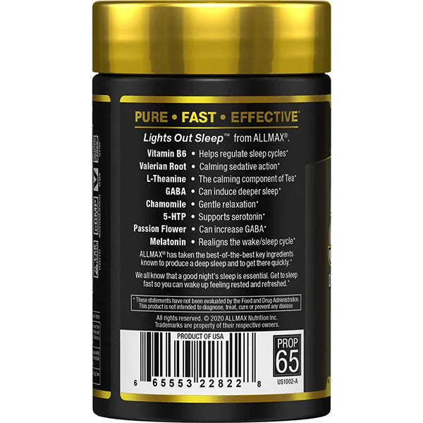 Allmax Lights Out Sleep