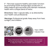 SYSTEMIC Formulas P Pancreas